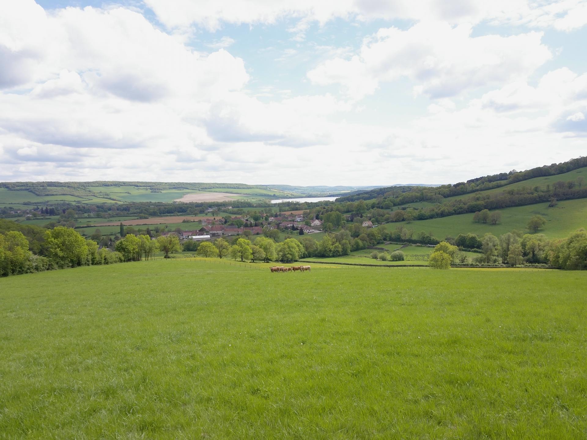 Vue du village de Semarey 2018