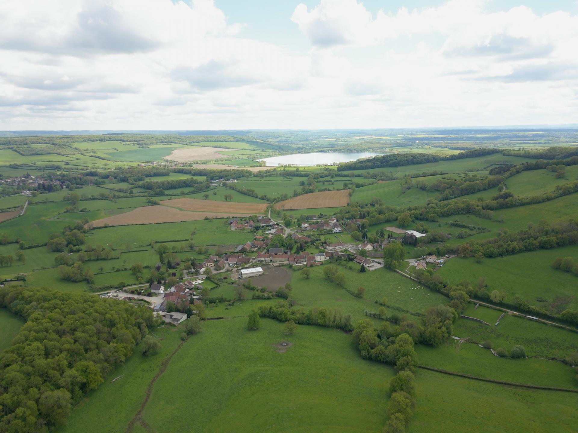 Vue du village de Semarey 2018