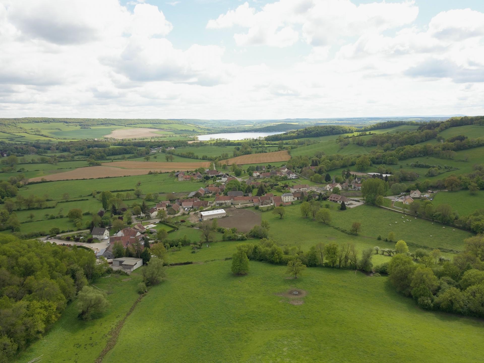 Vue du village de Semarey 2018