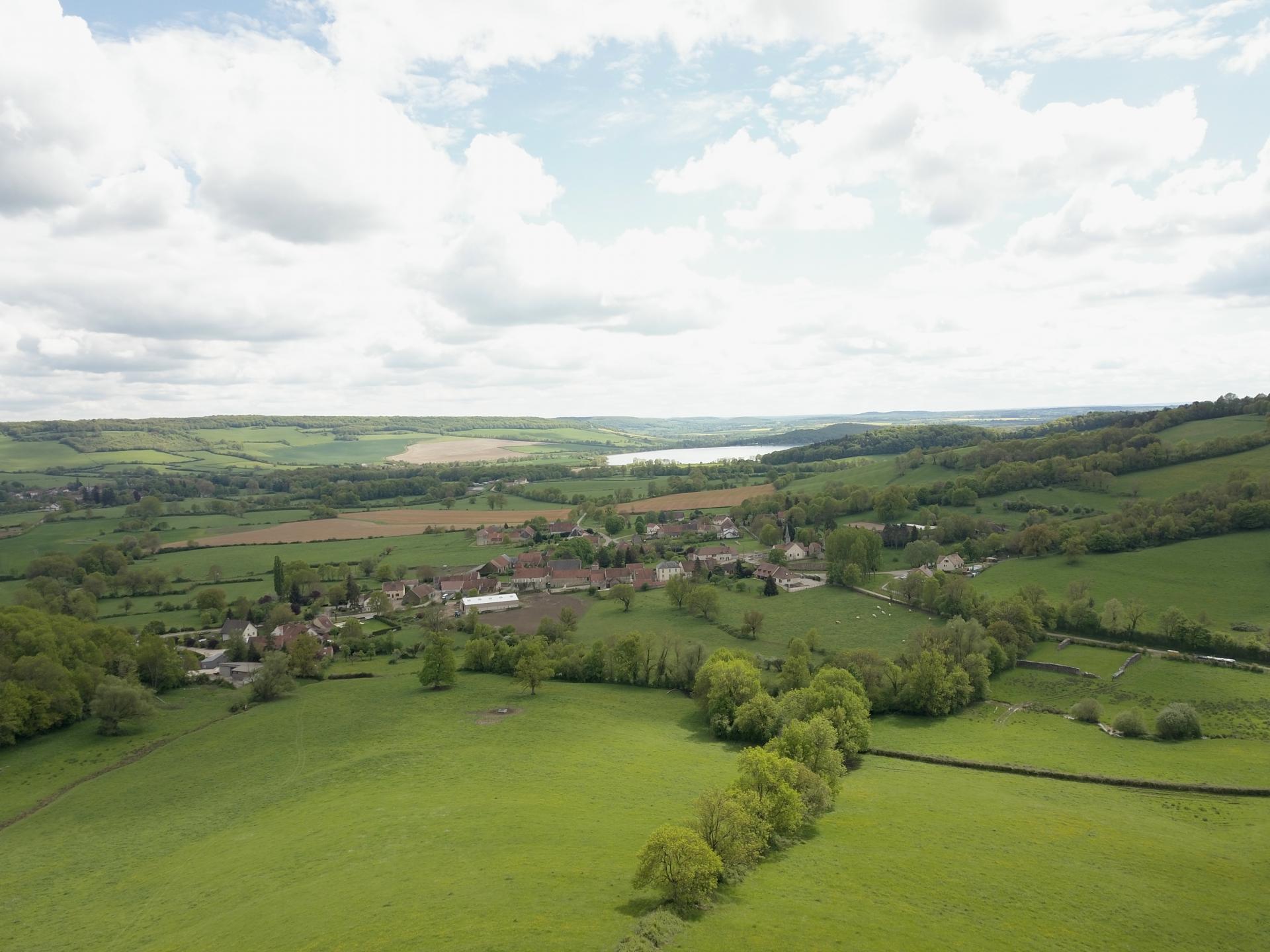 Vue du village de Semarey 2018