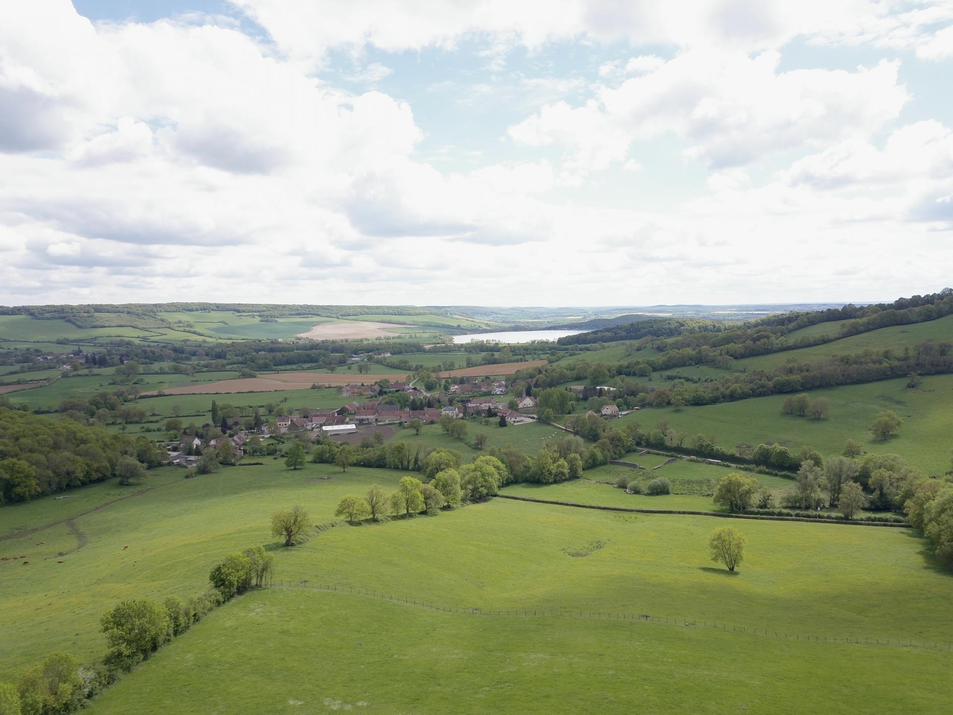 Vue du village de Semarey 2018