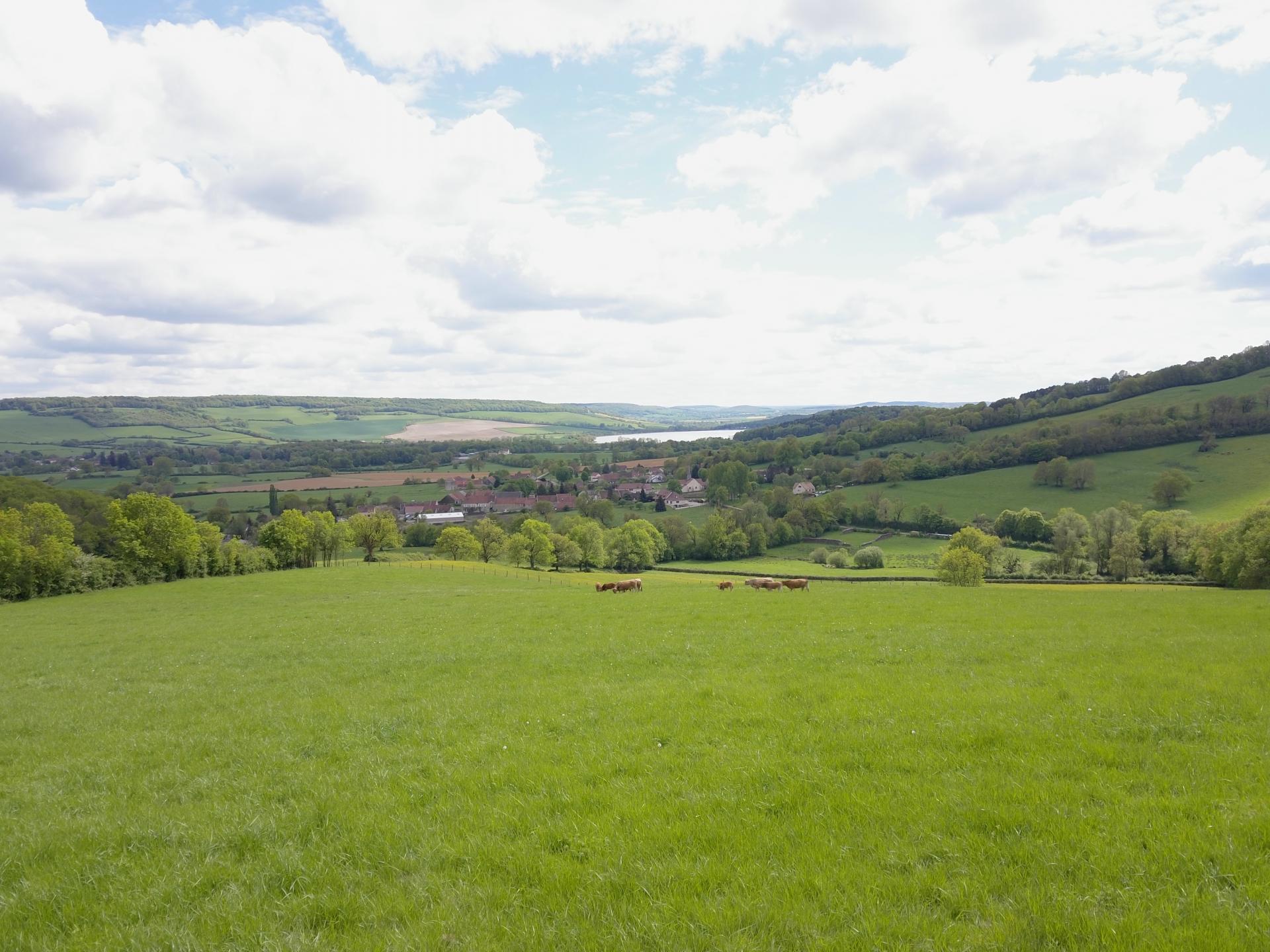 Vue du village de Semarey 2018